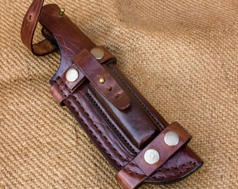 Leather sheath for a knife handmade leather sheath for a knife leather knife case  handmade leather sheath beautiful sheath