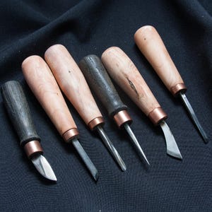 Set of wood chisels Wood carving tools Wood carving chisels Hand Carved Chisels Woodworking Chisel Set Chisel Set