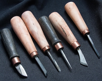 Set of wood chisels Wood carving tools Wood carving chisels Hand Carved Chisels Woodworking Chisel Set Chisel Set