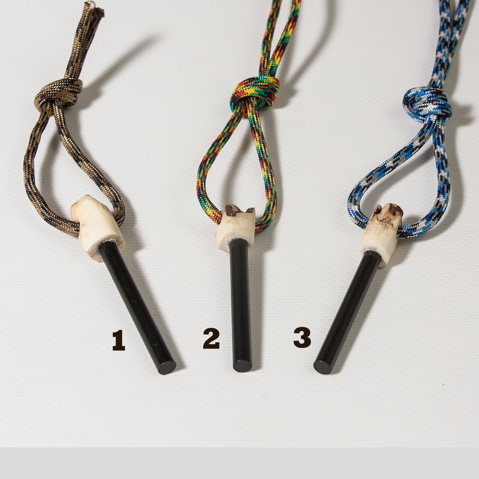 Ferro Rod Small Ferro Rod With Paracord Etsy