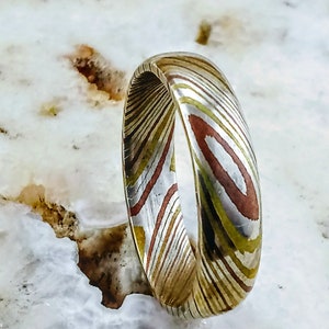 Mokume Gane ring # 21