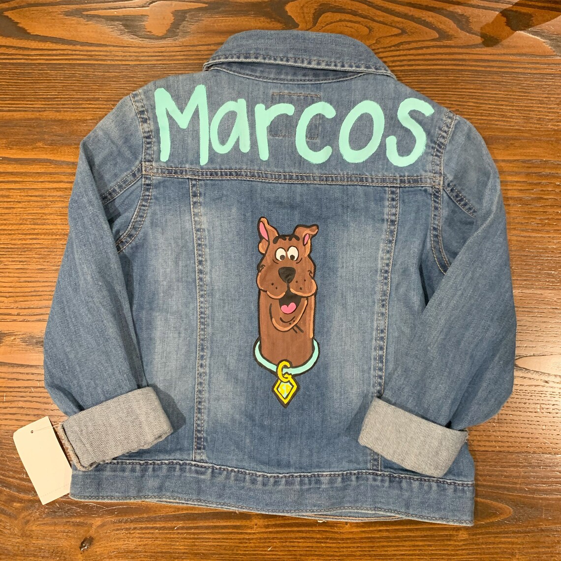 Hand Painted 'ScoobyDoo' Jacket Etsy