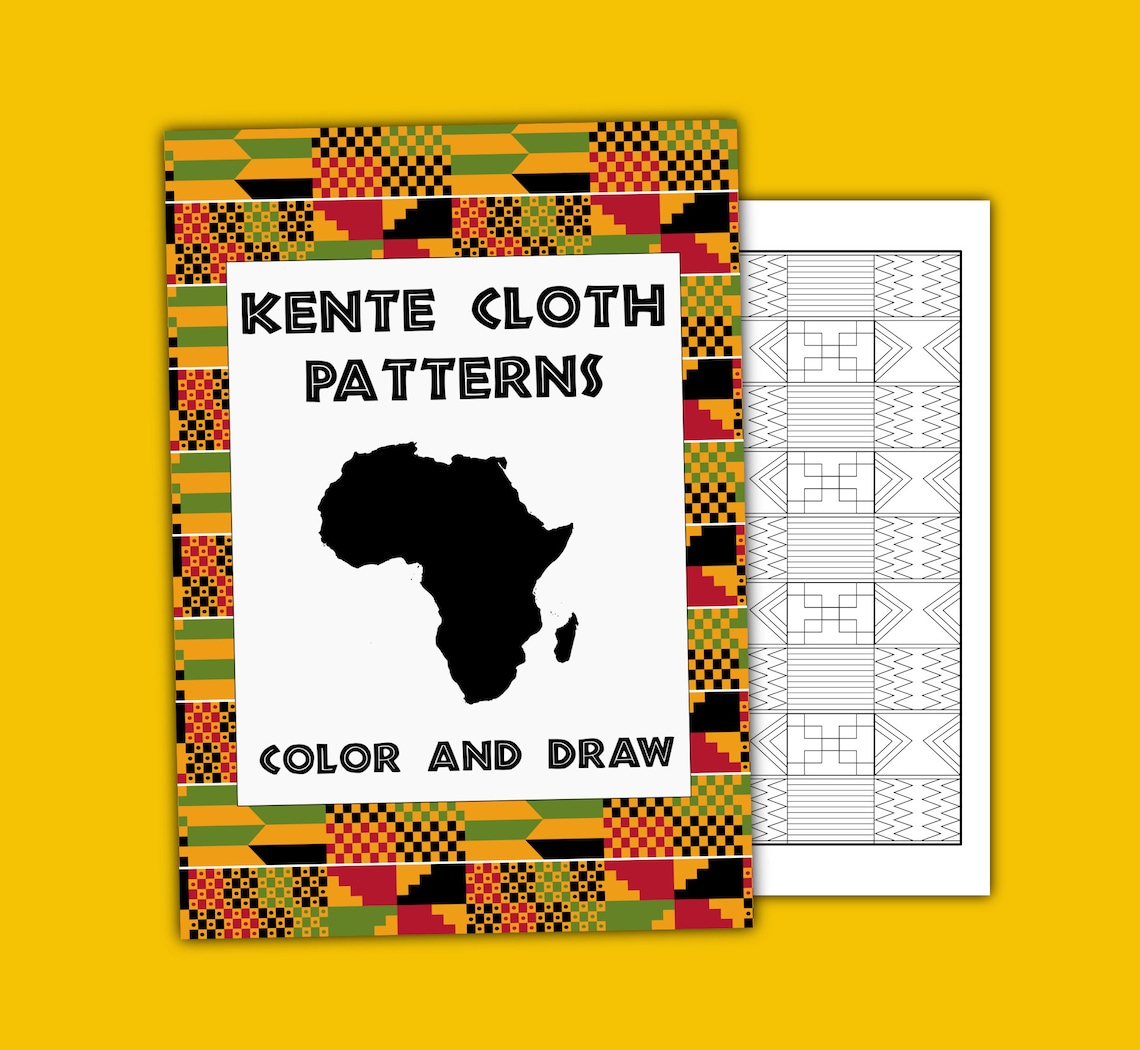 Printable Kente Cloth Patterns To Color