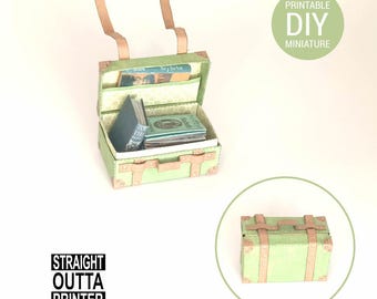 Valise Miniature - Coffre à Jouets Ou Boîte à Bijoux Déco, Fournitures Noël, Taille S Ou L - 10