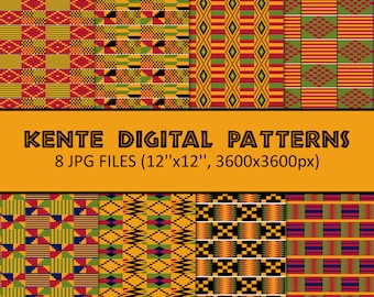 Kente Cloth Patterns Digital Pattern Graphic by Gfx Shaown · Creative  Fabrica