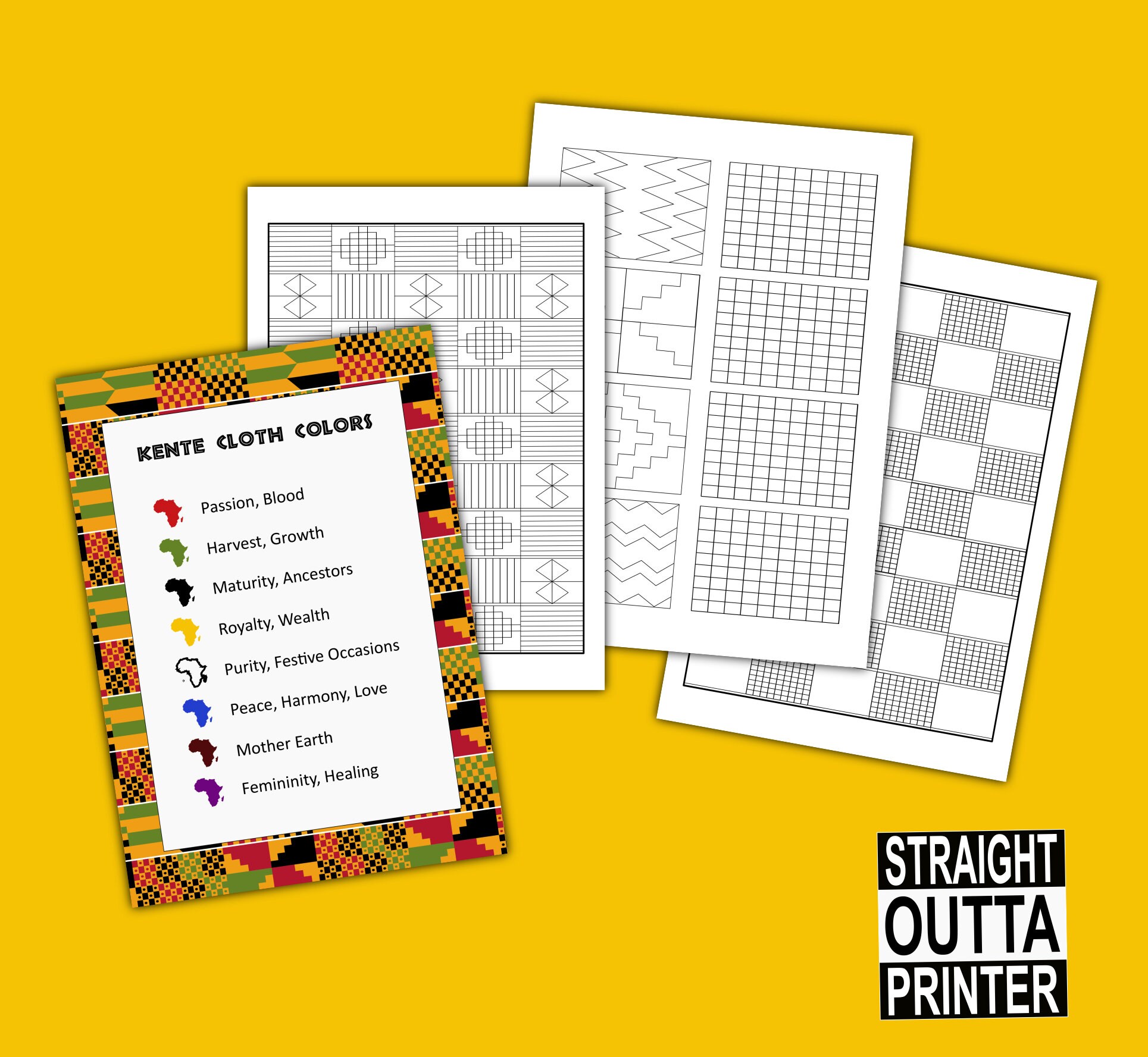 Kente Coloring Book Kente Cloth Patterns Color and Draw Workbook - Etsy kente-coloring-book-kente-cloth-patterns-color-and-draw-workbook-etsy