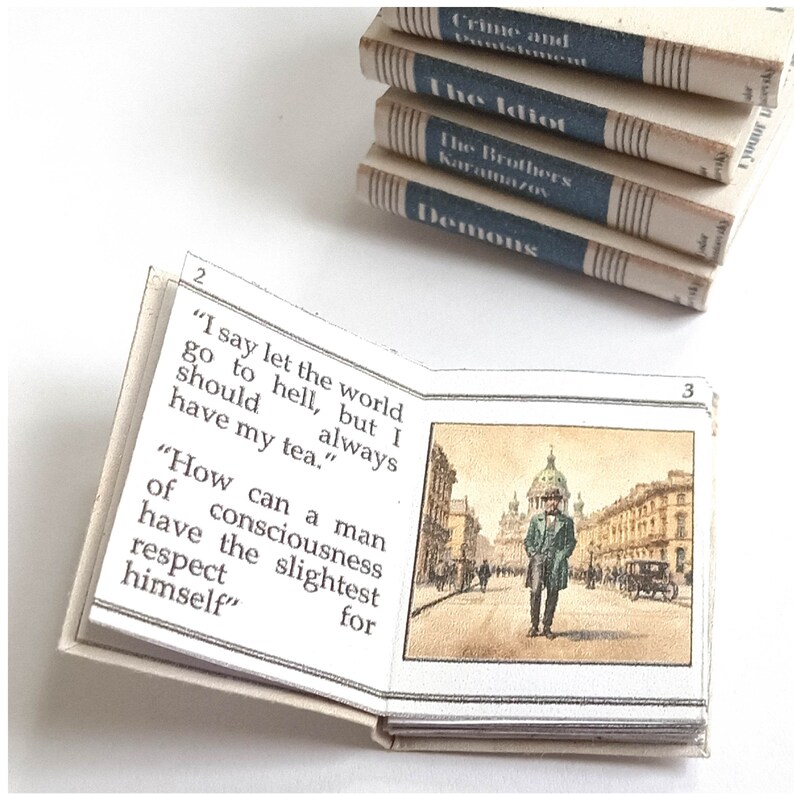 Dostoevsky Miniature Books DIY Kit: Set of 5 (PDF) image 9