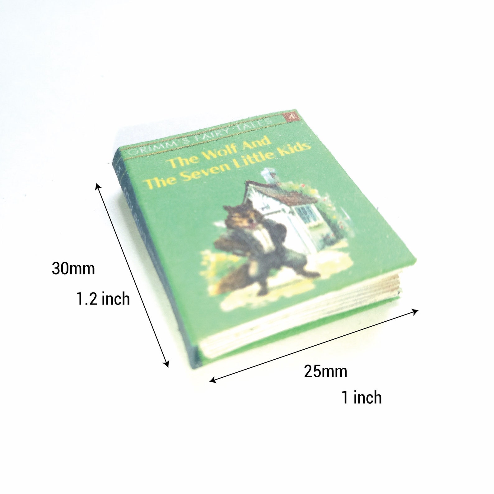 Miniature Books Readable Printable DIY Kit Set of 8 Grimms' Fairy Tales ...