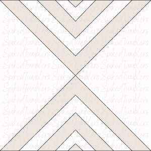 May include: A geometric pattern with a white background and beige chevron stripes. The stripes are arranged in a criss-cross pattern, creating a modern and stylish design.