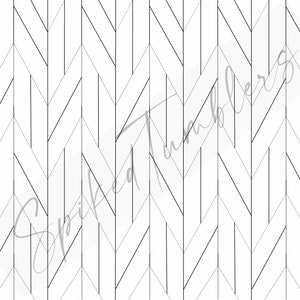 Tangram Chevron Full wrap for 20oz Straight Tumbler Resizable image 2