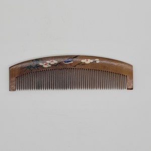 Wooden Comb Handpainted Birds Flowers China
