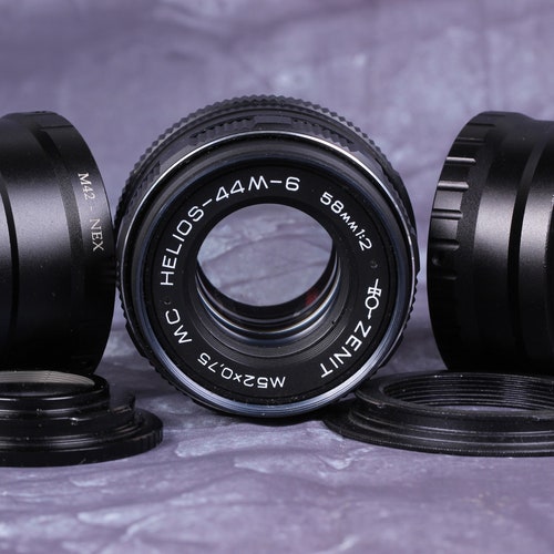 MC Helios-44M-6 F2/58 USSR Russian M42 SLR Portrait shops Lens! With any adapter of your choice.