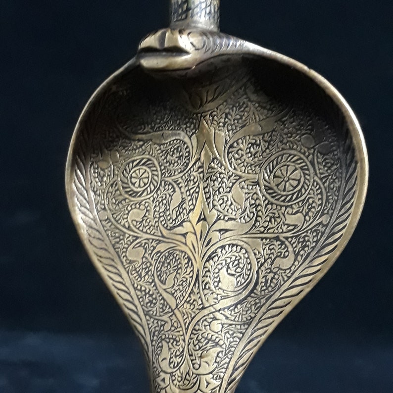 Superior Quality Vintage Cobra Candlesticks with Detailed Engraving