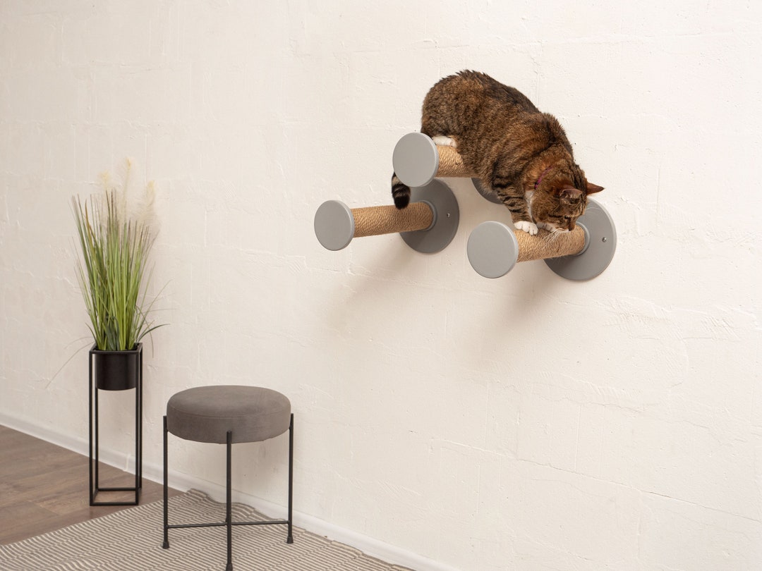 3 Scratchers Poles Cat Tower Modern Cat Highway Cat Scratching Wall