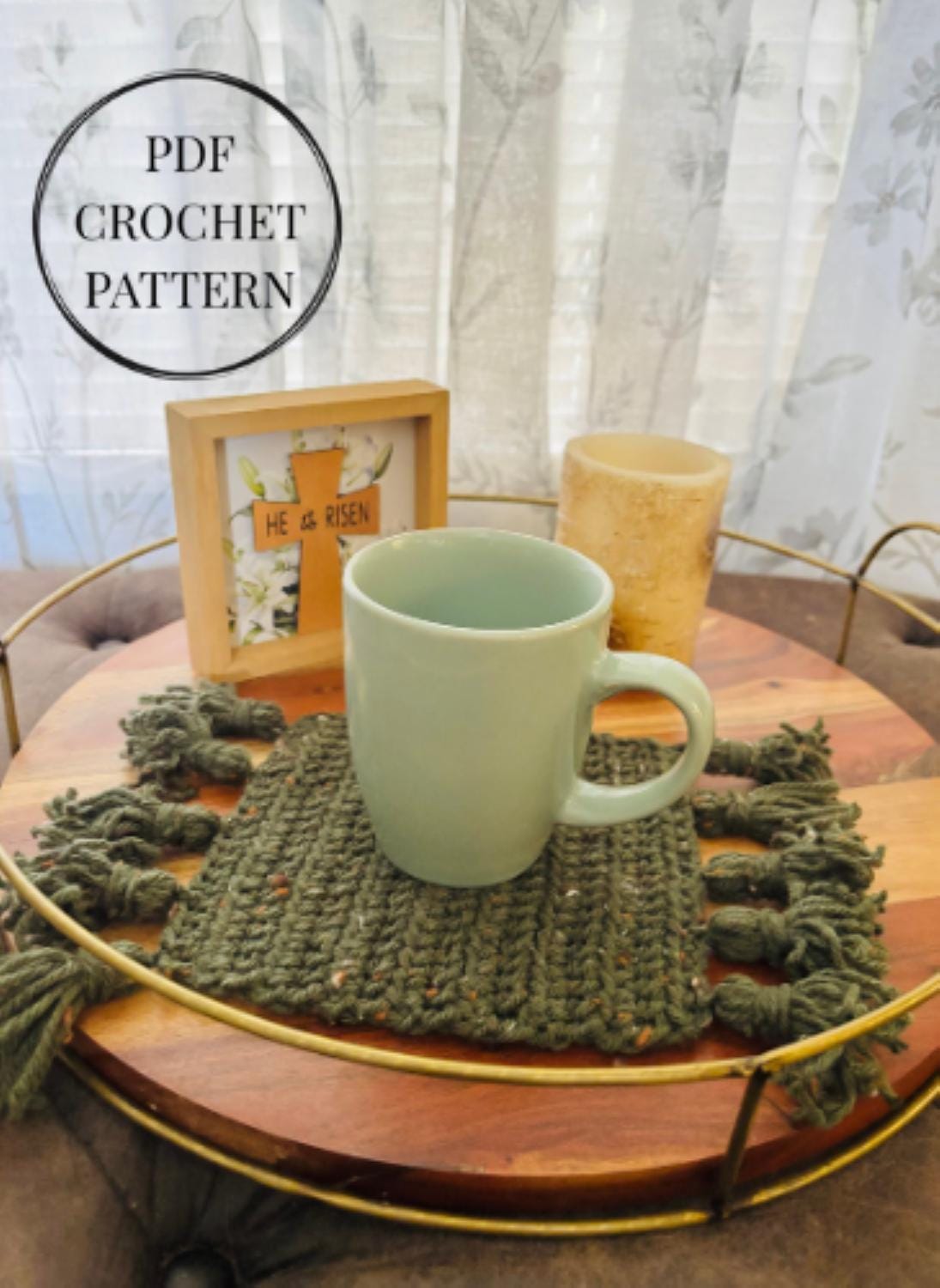 37 Mug Rug Crochet Patterns: Enhance Your Coffee Breaks in Style! 11 Cozy Cottagecore Mug Rug Beginner Friendly Boho Coaster