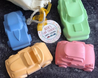 Super Chunky Car Chalks, hand made and personalised, for little hands that want to doodle!