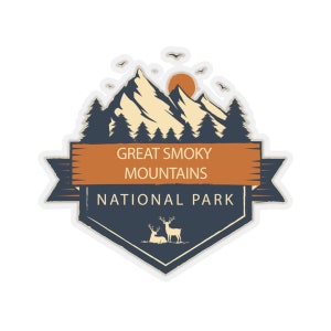 Great Smoky Mountains National Park Sticker, National Park Sticker, National Park Gifts