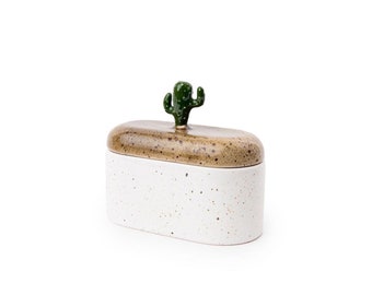 Cactus Canister Etsy