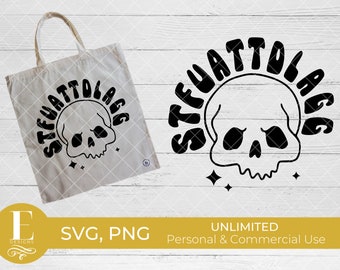 Retro STFUATTDLAGG Skull SVG, Trendy Bookish Booktok Crewneck, STFUATTDLAGG Sticker Tote, Smut readers t-shirt, Spicy book club, smut lover