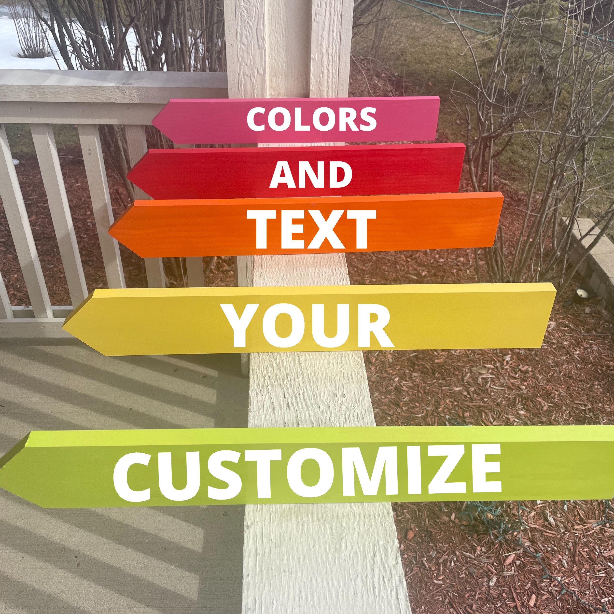 Custom Directional Signs Destination Signs Yard - Etsy Canada