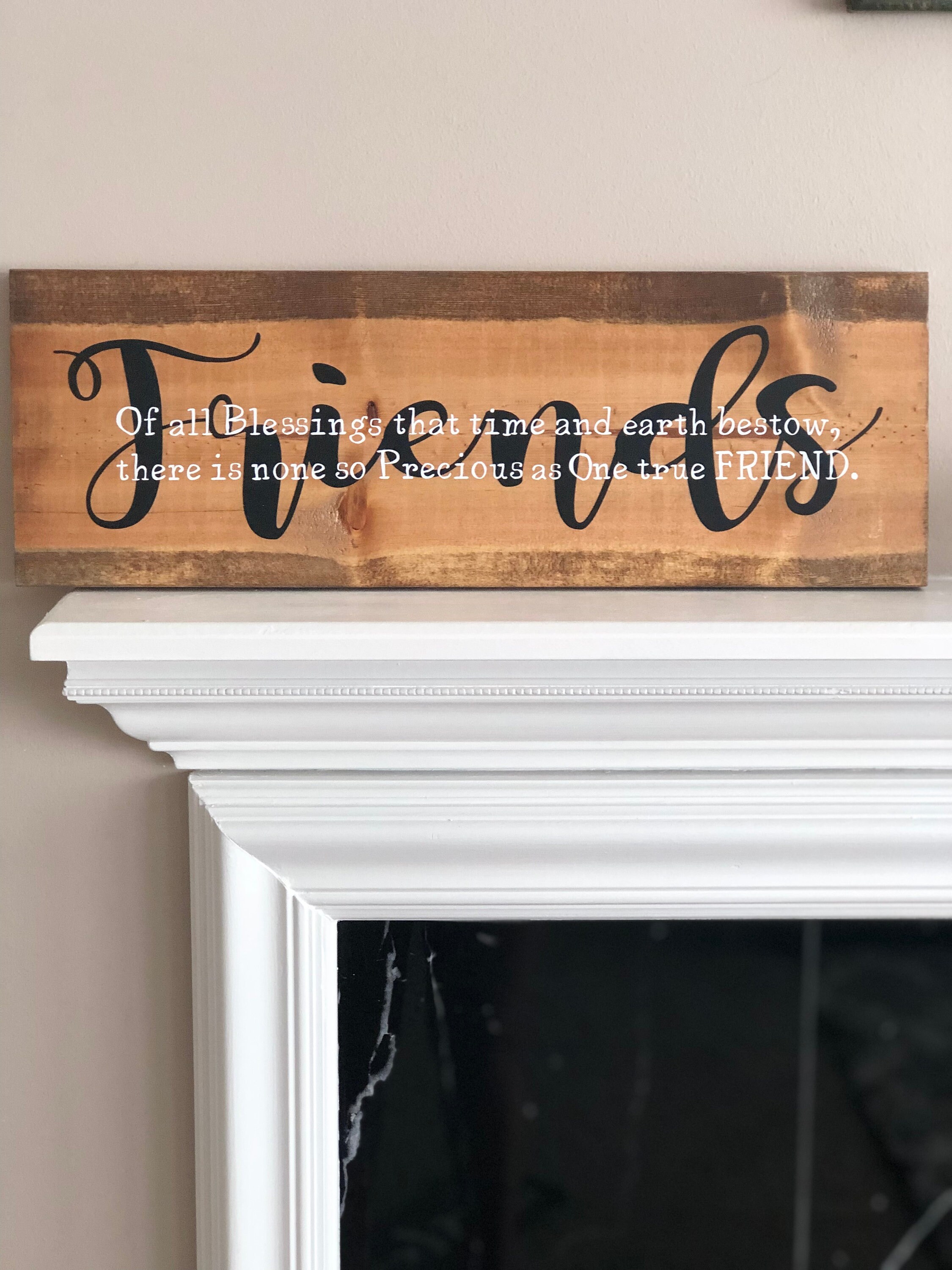 Friends Wood Sign L Friends Are Blessings Sign L Best Friends Gift - Etsy