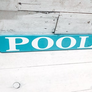 Pool Sign | Directional Sign | Beach Arrow Sign | Directional Arrow Sign | Yard Sign | Outdoor Sign | Pool | Beach Sign