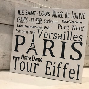 Paris Sign l Vive La France l Eiffel Tower Sign l France Pride l France Sign l Versailles l French Wall Hanging