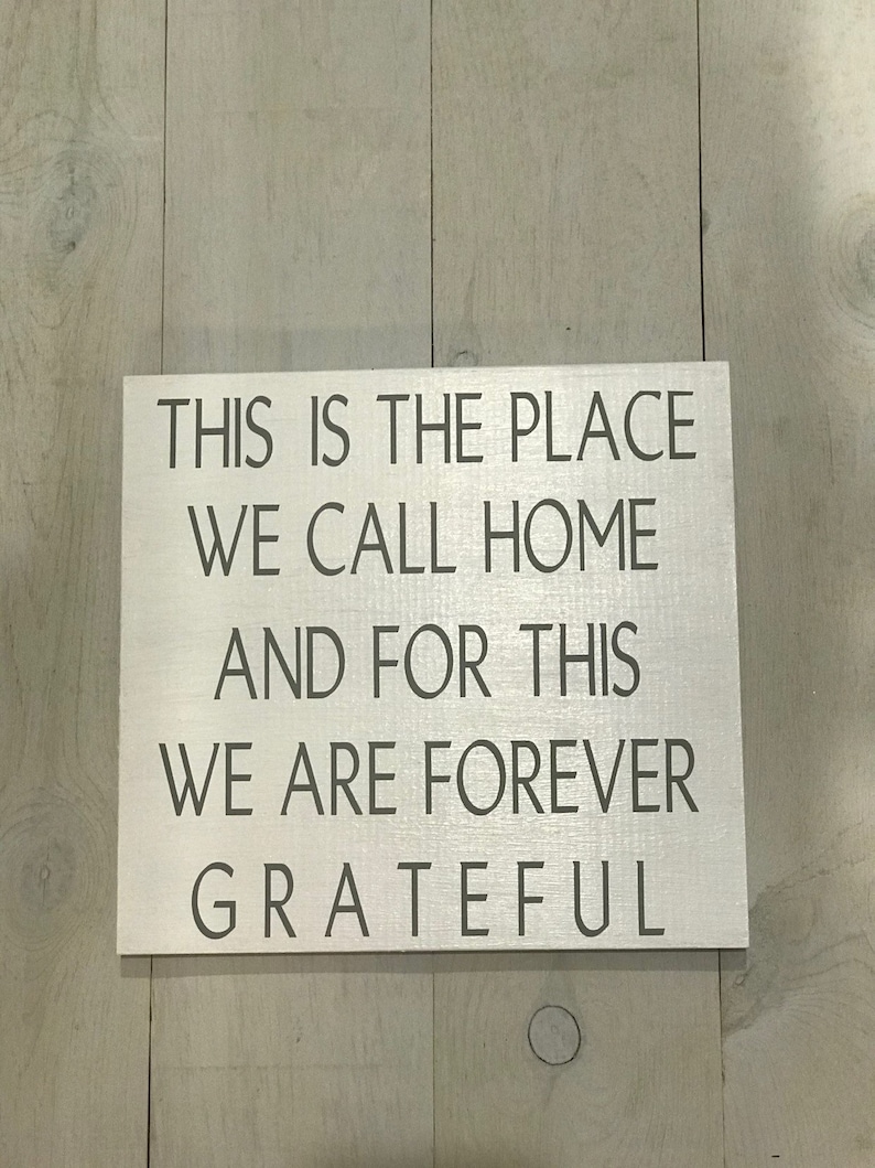 Home Sign L This Is A Place We Call Home L Family Sign L Etsy