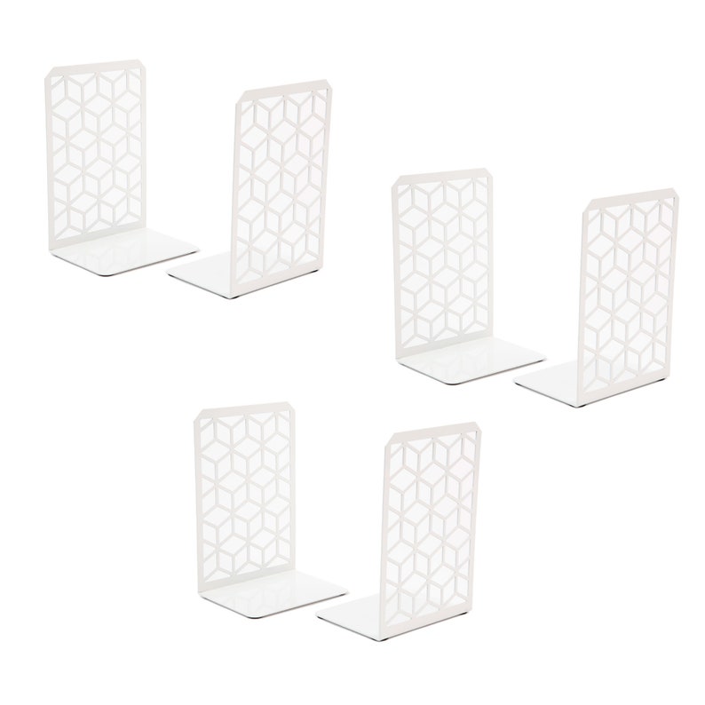 3D Metal Black Bookends for Heavy Books Premium Boho Book Etsy UK