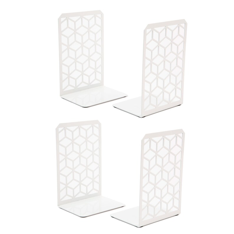 3D Metal Black Bookends for Heavy Books Premium Boho Book Etsy UK