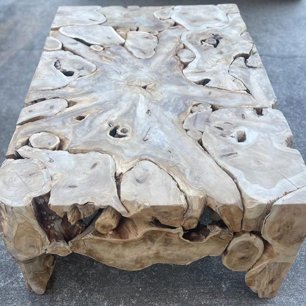 Teak Root Coffee Table - Etsy