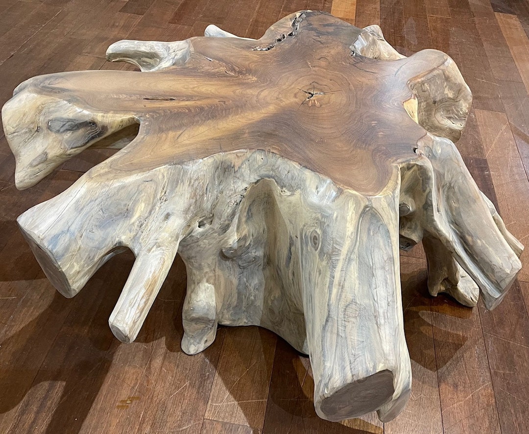 Teak Root Coffee Table: Natural Driftwood Accent Furniture - Etsy