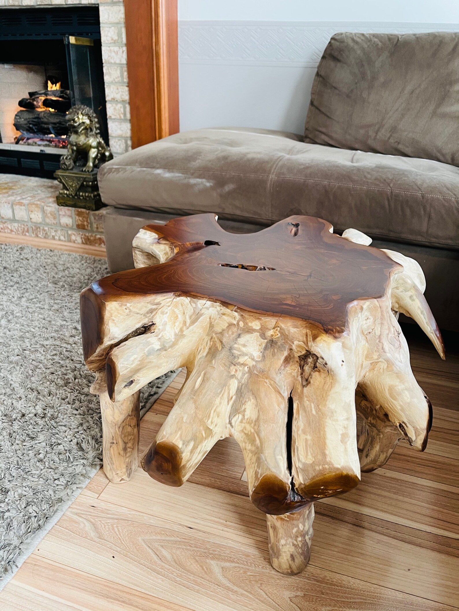 Teak Root Coffee Table Teak Wood End Table Teak Driftwood Side Table