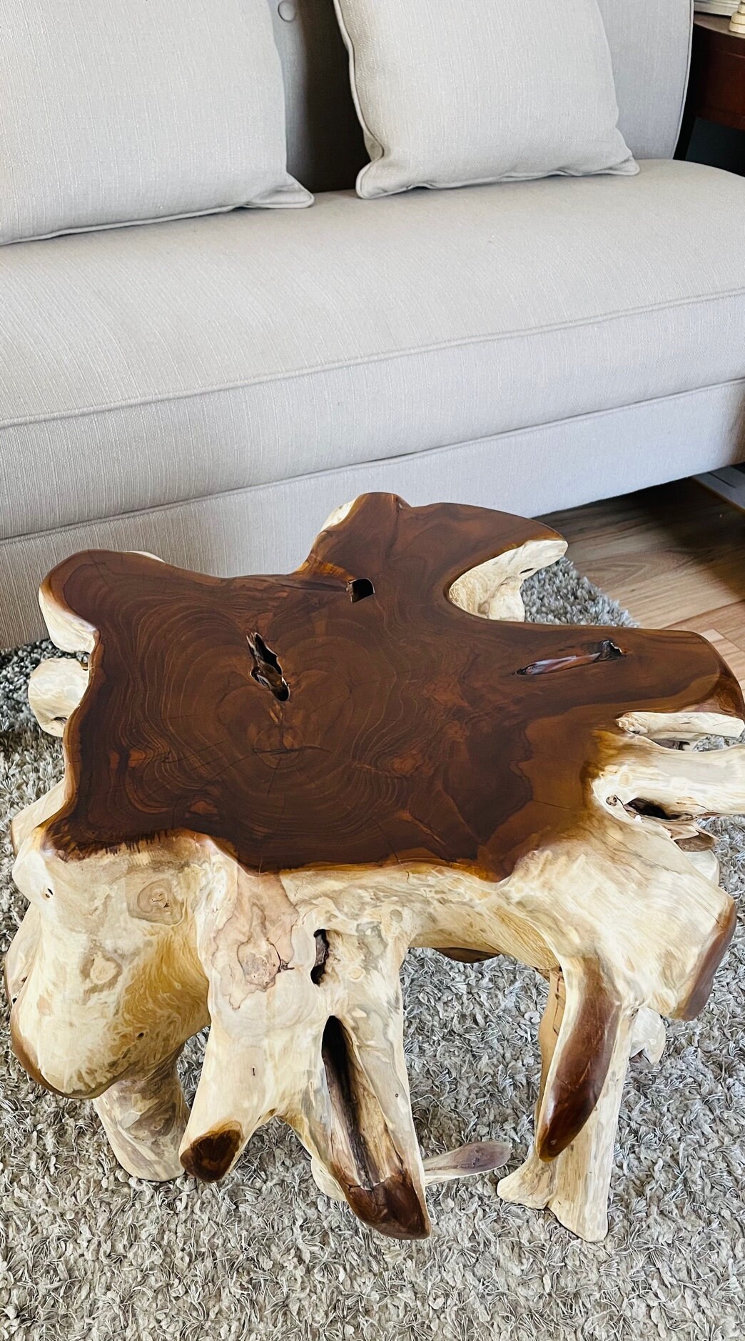 Teak Root Coffee Table Teak Wood End Table Teak Driftwood Side Table