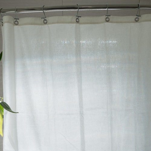 Cotton Shower Curtain Made in USA Etsy