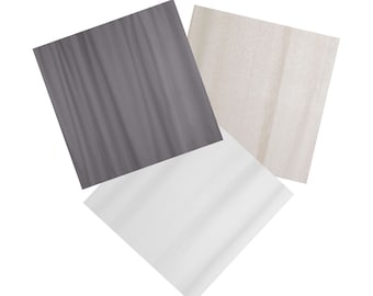 Swatches - Organic Cotton for Shower Curtains
