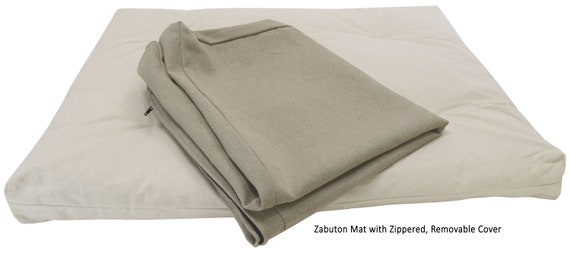 STANDARD - Coussin de Yoga et Méditation Standard Zafu - Kapok Haute  Densité 100% Naturel - Confort et