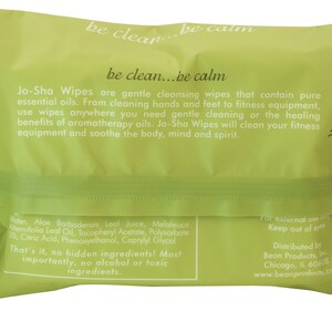 Cleaning Wipes for Yoga Mats and Equipment Essential Oil Based image 2