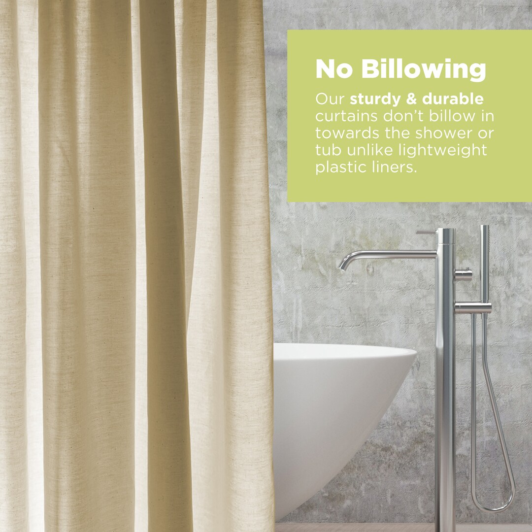 Ecofriendly Canvas Shower Curtain Canvas Shower Curtain Cute Bathroom