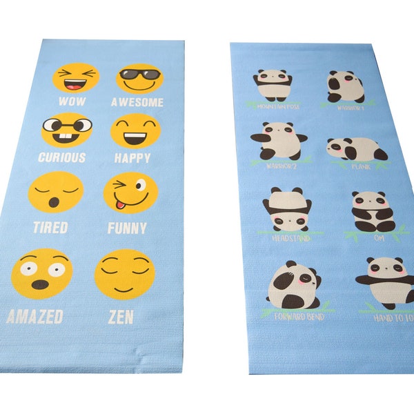 Kid's Yoga Mat - Fun Prints!  Child size fun yoga mat, Non-toxic