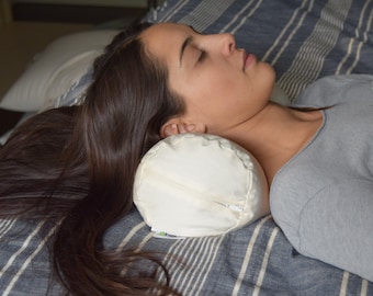 Organic Neck Roll Pillow | Massage Table Pillow | Pillow for Neck | Neck Bolster Prop | Organic Neck Pillow | Roll Pillow | Esthetician Gift