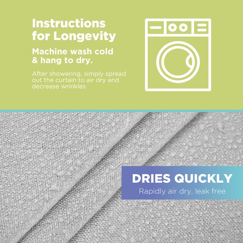 Ecofriendly Hemp Shower Curtain Sustainable Shower Curtain Etsy