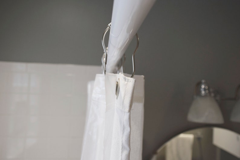 Cotton Shower Curtain Made in USA Etsy