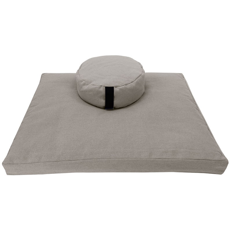 HEMP Meditation Set Zabuton Mat Zafu Cushion Made in USA Etsy