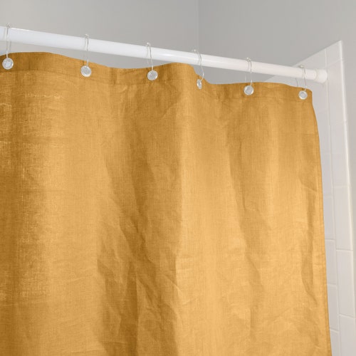 Hemp Shower Curtain Two Colors Available Made in USA Etsy