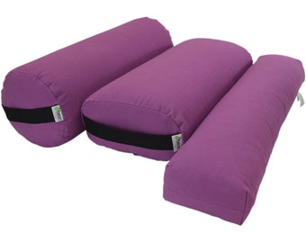 Yoga Bolster Pillow | Rectangle Bolster Pillow | Round Bolster Pillow | Pranayama Bolster Pillow | Cotton Yoga Pillow | Yoga Lover Gift