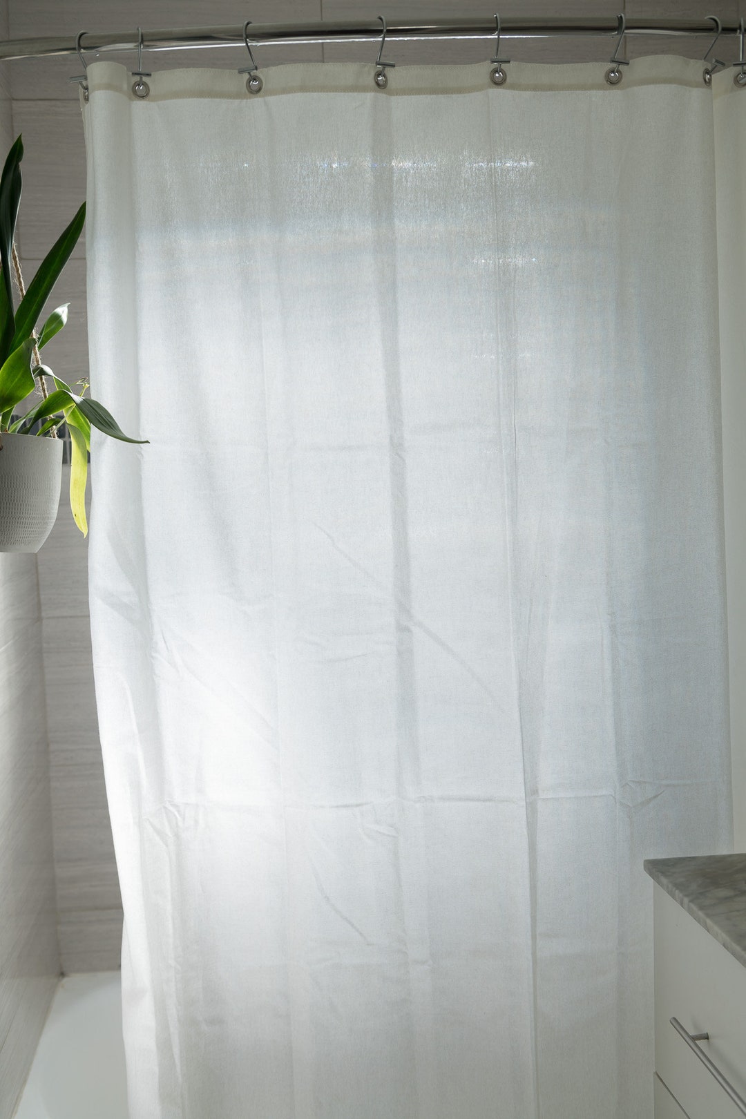 Ecofriendly Canvas Shower Curtain Organic Canvas Shower Curtain Cute