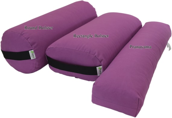 Round and Rectangular Yoga Bolster