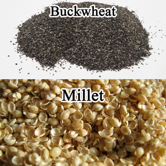 Organic Buckwheat Hulls and Organic Millet Hulls Filling for