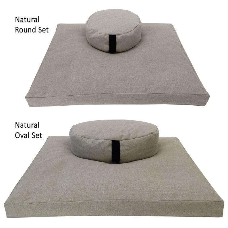 HEMP Meditation Set Zabuton Mat Zafu Cushion Made in USA Etsy